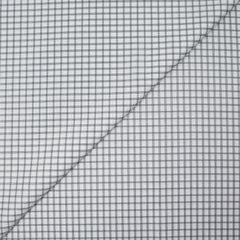 Popeline polycoton jacquard Paul à carreaux noir