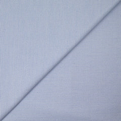 Popeline polycoton tissée-teinte géométrique bleu