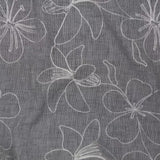 Embroidered canvas Ariel purple