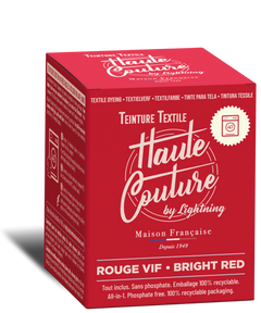 Teinture textile Haute Couture - rouge vif