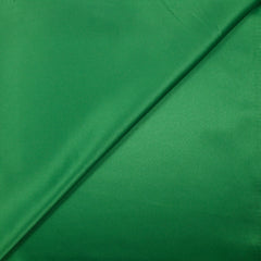 Satin polyester uni Inès vert prairie