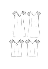Sewing pattern Petula dress