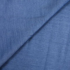 Tencel jeans uni bleu foncé