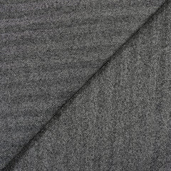 Tissu tailleur laine mélangée chevrons gris