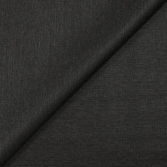 Tissu tailleur laine mélangée fantaisie gris chiné fond noir