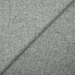 Tweed de laine gris et bleu pâle