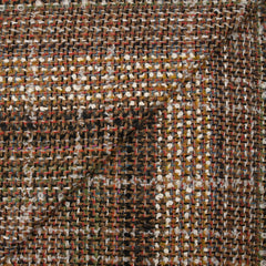 Tweed de laine mélangée Flavie fond beige et noir