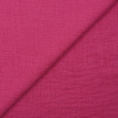 Twill de polyester chiné Ava fuchsia