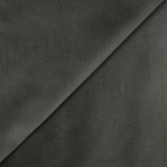 Velours côtelé coton 1 mm gris moyen
