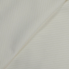 Velours côtelé polycoton 4 mm blanc cassé