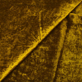 Golden silk velvet and viscose