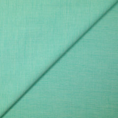 Voile de coton tissé-teint Abbie rayure blanche et menthe