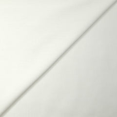 Voile de polycoton blanc