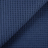 Coton 100% nid d'abeille marine