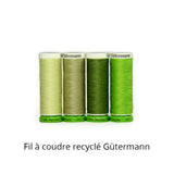 Fil à coudre recyclé - Coloris vert - Gütermann