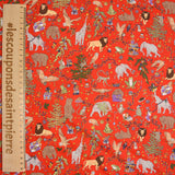 Cotton Liberty ® Red Christmas per meter