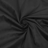 Tissu aspect daim double-face noir