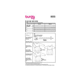 Patron Burda n°6055: Robe