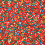 Cotton Liberty ® Magical Forest Red per meter