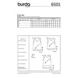 Burda Boss N ° 6501: Top simple