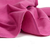 100% Lin lavé fuchsia