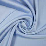 Crêpe satin polyester bleu barbeau
