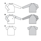 Burda Boss N ° 9346: Camiseta simple para niños