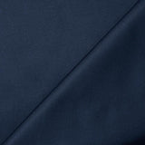Midnight blue cotton satin