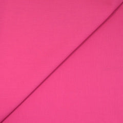 Gabardine polycoton sergé rose fuchsia