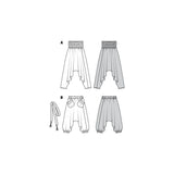 Burda 6316 boss - Sarouel pants