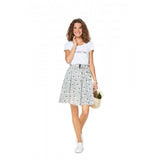 Patron Burda 6319- Jupe à cloche