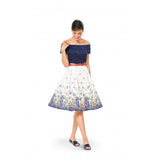 Burda Boss 6341 - Falda de pliegues huecos