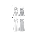 Burda Boss 6344 - Vestido de billetera