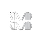 Burda boss 6351 - Men's jacket and jacket
