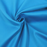 Satén azul de algodón azul
