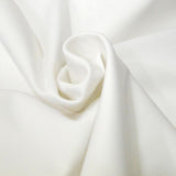 Satin de coton blanc