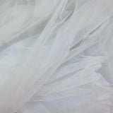 White wedding tulle per meter