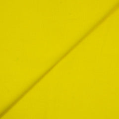 Coton uni jaune soleil