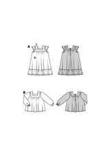 Patron Burda Enfant n°9249 : Robe & Blouse