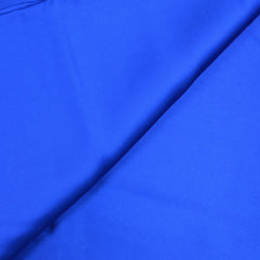 Satin viscose bleu électrique
