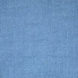 100% Lin lavé bleu guède
