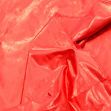 Polyester lamé rouge