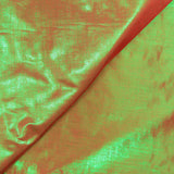 Polyester lamé vert d'eau