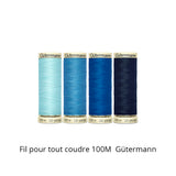 Wire for sewing 100m - Blue tones - Gütermann