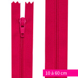 Nylon closure non-separable from 10 to 60 cm Fuccshia