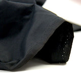 Coton uni noir