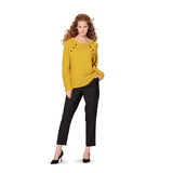 Patron Burda n°6151: Pull emmanchure raglan femme