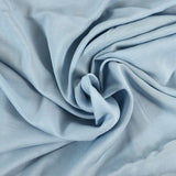 Voile viscose bleu glacier