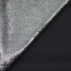Crêpe irisé argent