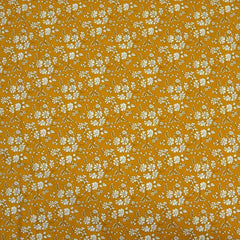 Coton liberty ® Capel jaune moutarde au mètre